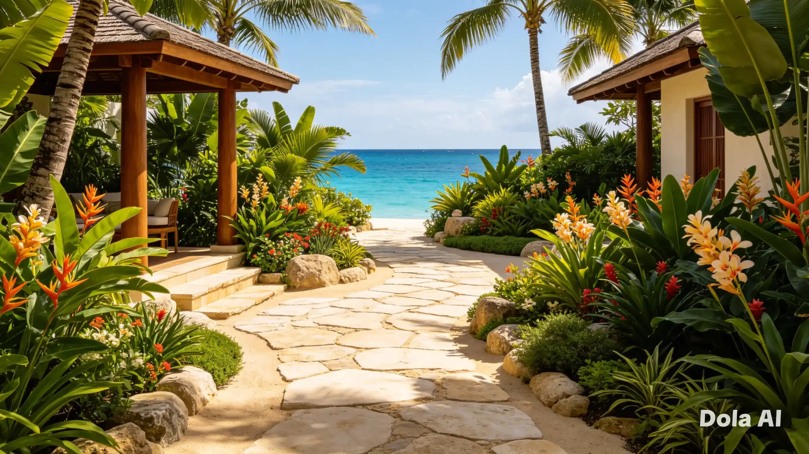 Tropical Garden & Entrance